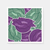 Funky Mixed Cabbage Serviette (Vorderseite)