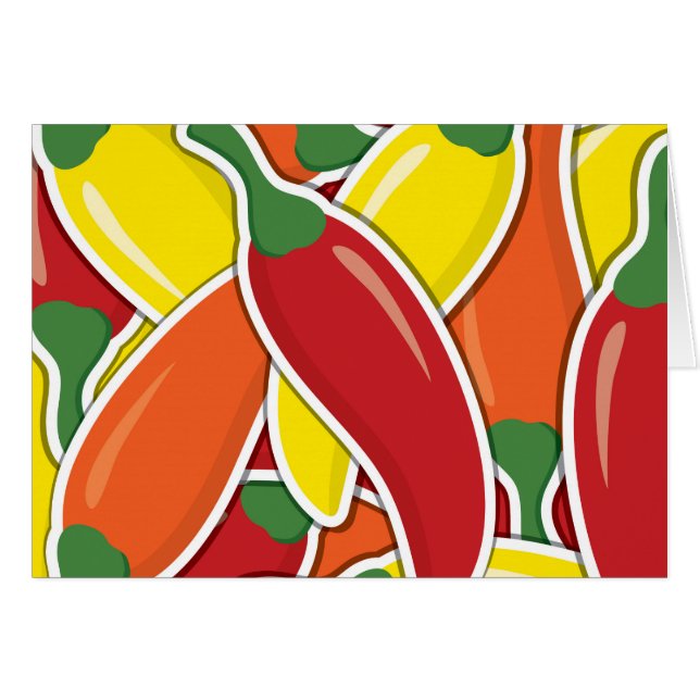 Funky Mixed Chili Paprikaschoten (Vorderseite (Horizontal))