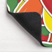 Funky Mixed Chili Paprikaschoten Mousepad (Ecke)