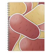 Funky Mixed Potato Notizblock (Vorderseite)