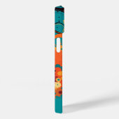 Funky Mod Blume Design mit Wirbel - Skriptname Case-Mate iPhone Hülle (Rückseite / Rechts)