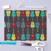 Funky Mod-Musik-Akustikgitarren Seidenpapier (Handwerk)