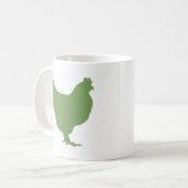 Funky modernes Huhn Kaffeetasse (Vorderseite Links)