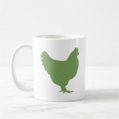 Funky modernes Huhn Kaffeetasse (Links)