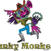 Funky Monkey  Aufkleber
