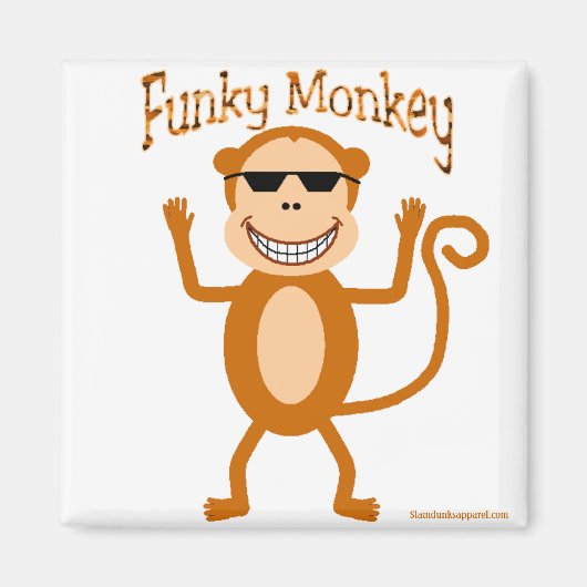 Funky Monkey-Magnet Magnet (Vorne)