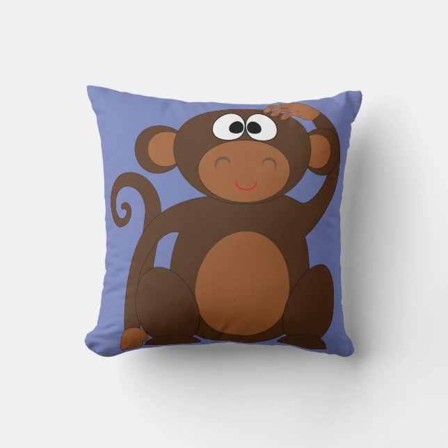 Funky Monkey Pillow Kissen (Vorderseite)