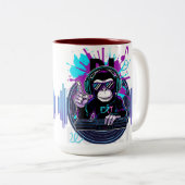 Funky Monkey Tasse (VorderseiteRechts)
