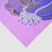 Funky Monkey Tribal Feathers Seidenpapier (Ausschnitt)