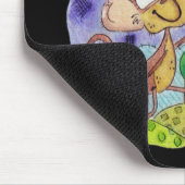 Funky Monkey und Banana Bird Mousepad (Ecke)