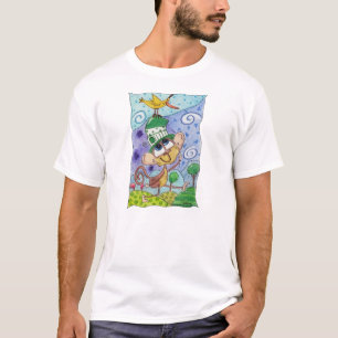 Funky Monkey und Banana Bird T-Shirt