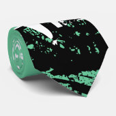 Funky Monogram-Grunge Coole Krawatte (Gerollt)