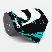 Funky Monogram-Grunge Coole Krawatte (Gerollt)