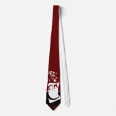 Funky Monogram-Grunge Coole Krawatte (Vorderseite)