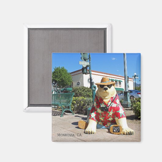 Funky Monrovia Magnet! Magnet (Vorderseite/Rückseite)