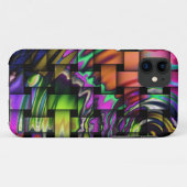 Funky Mosaic Case-Mate iPhone Hülle (Rückseite (Horizontal))