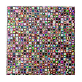 Funky Mosaikfliesen-Muster mit Jewel Tones Fliese