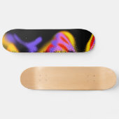 Funky Multicolored Musterskateboard Skateboard (Horizontal)