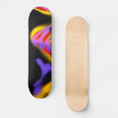 Funky Multicolored Musterskateboard Skateboard (Vorderseite)