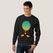 Funky Munky Dzogchen Clear Light Monkey Sweatshirt (Vorne ganz)