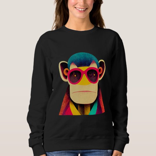 Funky Munky Slick Monkey Sweatshirt (Vorderseite)