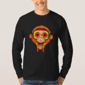 Funky Munky Space Cadet Monkey Premium T-Shirt (Vorderseite)