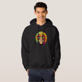 Funky Munky Space Pilot Monkey Premium Hoodie (Vorne ganz)