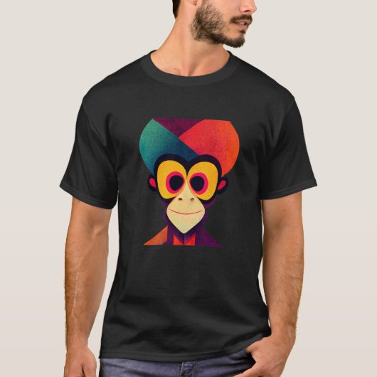 Funky Munky Turban Monkey Premium T-Shirt (Vorderseite)