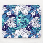Funky-Muschelmuster Mousepad (Vorne)