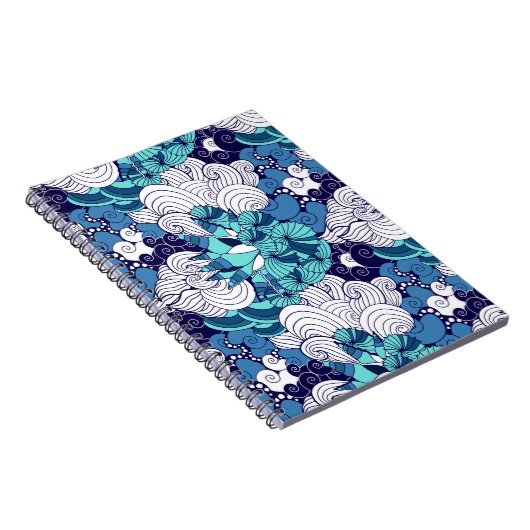 Funky-Muschelmuster Notizblock (Rechte Seite)