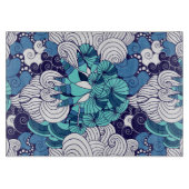 Funky-Muschelmuster Schneidebrett (Vorderseite)