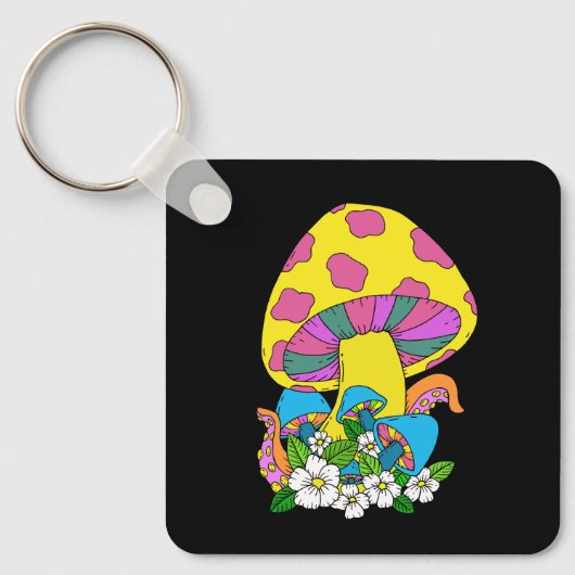 Funky Mushroom Schlüsselanhänger (Vorderseite)