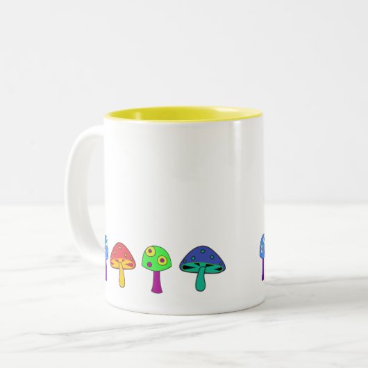 Funky Mushroom Tasse (Vorderseite Links)