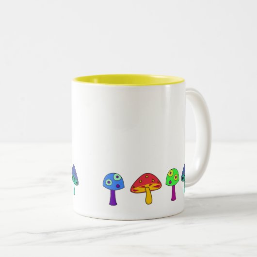 Funky Mushroom Tasse (VorderseiteRechts)