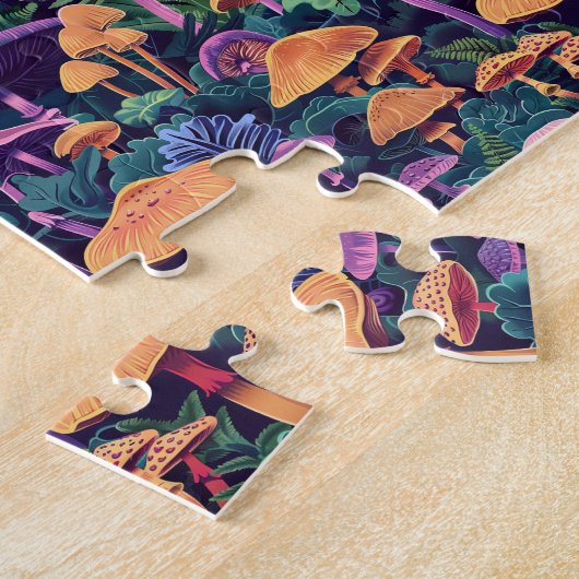 Funky Mushrooms Pattern Puzzle (Seite)