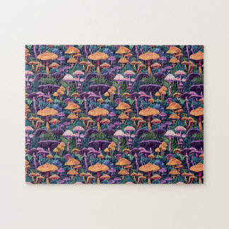 Funky Mushrooms Pattern Puzzle