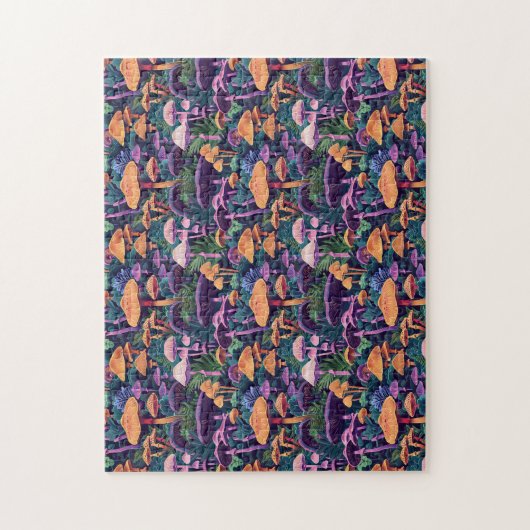 Funky Mushrooms Pattern Puzzle (Vertikal)