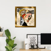 Funky Music Poster (Heimbüro)