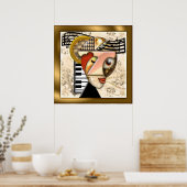 Funky Music Poster (Küche)