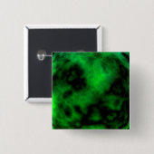 Funky Neon Green Emerald Halloween Abstrakt Button (Vorne & Hinten)