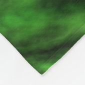Funky Neon Green Emerald Halloween Abstrakt Fleecedecke (Ecke)
