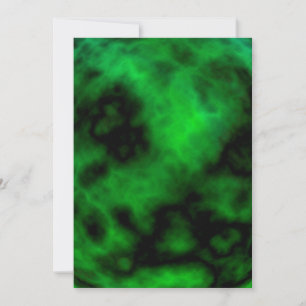 Funky Neon Green Emerald Halloween Abstrakt Karte