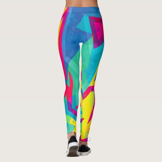 Funky Neon Leggings (Rückseite)