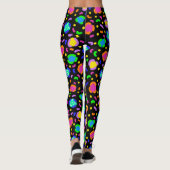 Funky Neon Leopard Leggings (Rückseite)