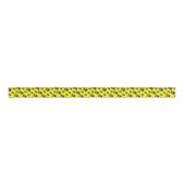 Funky Neon-Regenbogenblock-Muster Ripsband (Vorderseite)