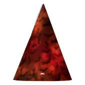 Funky Neon Spooky Bats Happy Halloween Paper Hat Partyhütchen (Links)