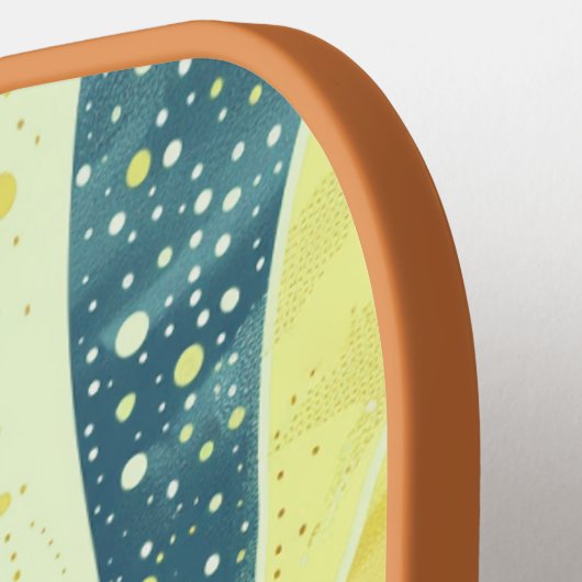 Funky New Game Retro Style Funny Pickleball Schläger (Linke Seite)