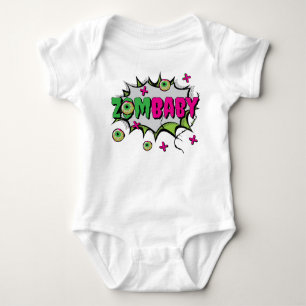 Funky Niedlich Fun "ZomBaby" Zombie Pun Baby Strampler