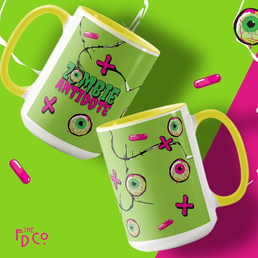 Funky Niedlich Funny Zombie Antidote Pun Tasse