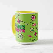 Funky Niedlich Funny Zombie Antidote Pun Tasse (Vorderseite Links)